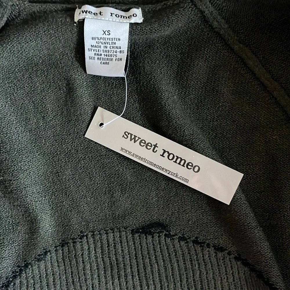 Sweet Romeo Skull Back Open Cardigan - Picture 9 of 10